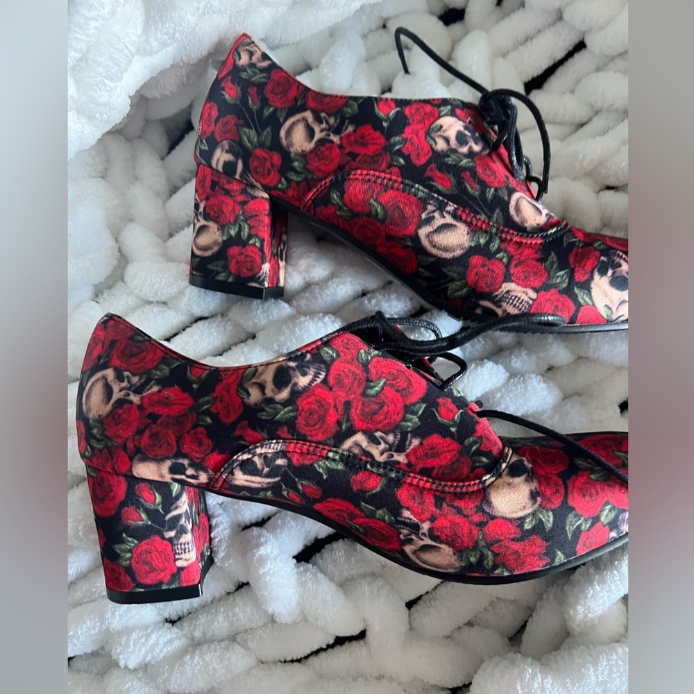 Dia de los muertos Catrina Day of the Dead shoes size 42
